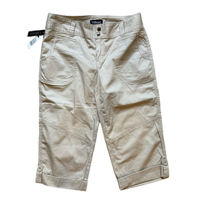 Unlisted Tan Capris with Relaxed Fit Women’s 8 Adjustable Length